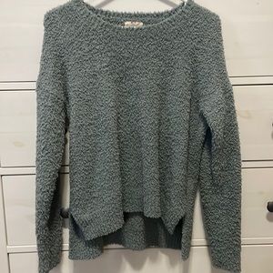 Teal soft fuzzy sweater size medium